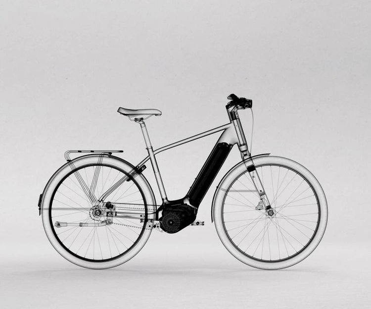 B'TWIN LONG-DISTANCE AUTOMATIC OWURU MOTOR HIGH FRAME ELECTRIC