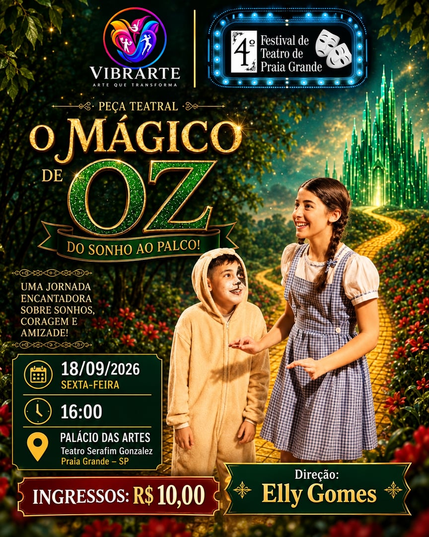Capa de O Mágico de Oz