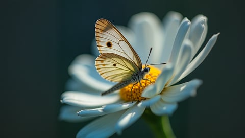 Iridescent Butterfly with Stained Glass Wings Desktop Preview