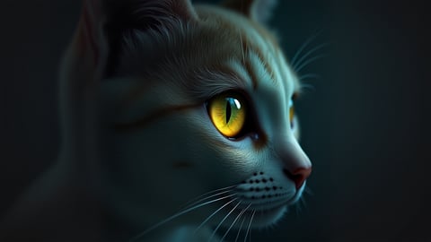 A Close-Up of a Cat’s Eye Desktop Preview