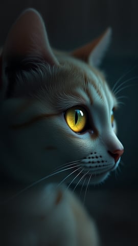 A Close-Up of a Cat’s Eye Mobile Preview