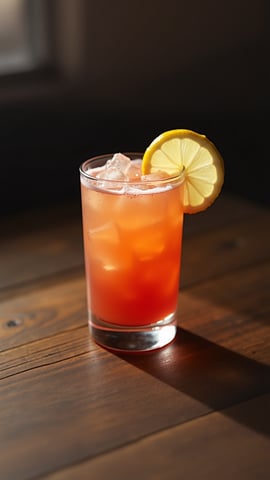 A Close-Up of a Colorful Layered Cocktail Mobile Preview