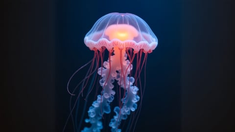 A Close-Up of a Jellyfish Desktop Preview