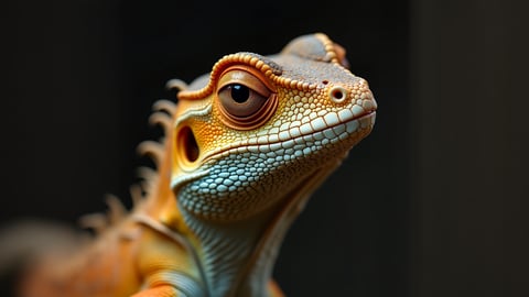 A Close-Up of a Lizard’s Eye Desktop Preview