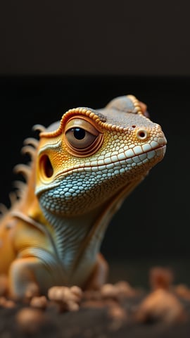 A Close-Up of a Lizard’s Eye Mobile Preview
