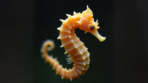 A Close-Up of a Seahorse Mobile Preview