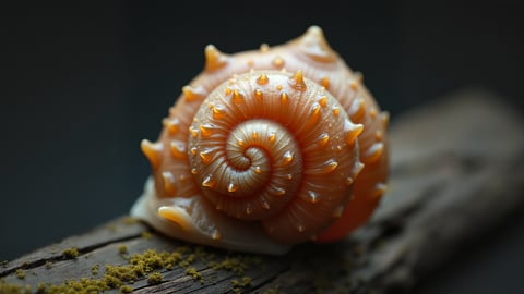 A Close-Up of a Snail’s Shell Desktop Preview