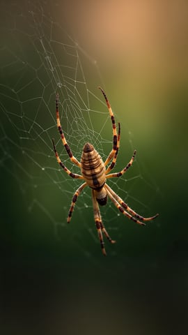 Spider’s Web Adorned with Dew Mobile Preview