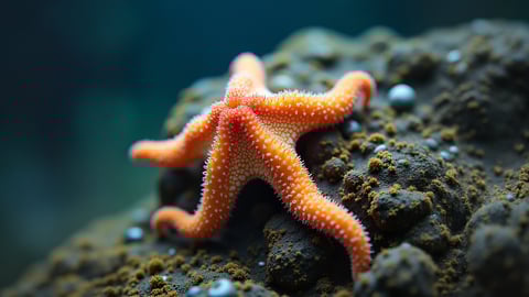 Starfish Close-Up on Rock Desktop Preview