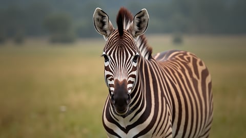 Zebra Stripes Close-Up Desktop Preview