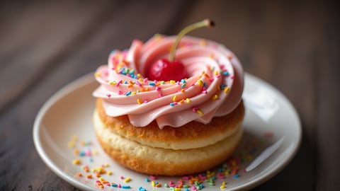 Sprinkled Donut Delight Desktop Preview