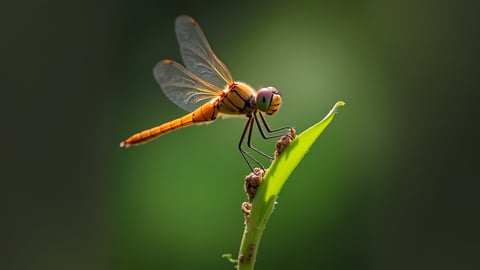 Intricate Patterns on a Dragonfly’s Wing Desktop Preview
