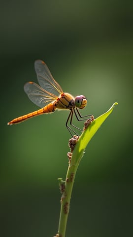 Intricate Patterns on a Dragonfly’s Wing Mobile Preview