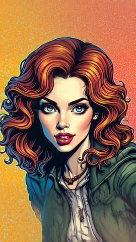 A Colorful and Action-Packed Comic Book Panel Mobile Preview