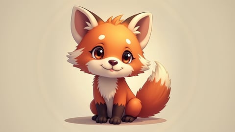 Cute Red Panda in Soft 3D Style Mobile Preview