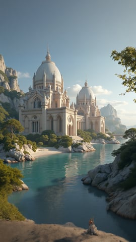 Architectural Landmark: A Detailed Close-Up Mobile Preview