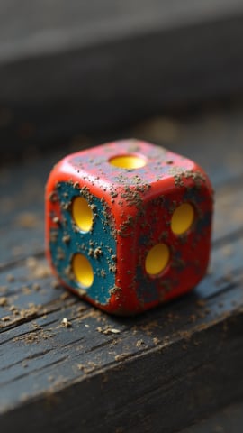 Brightly Colored D&D Dice Set Close-Up Mobile Preview