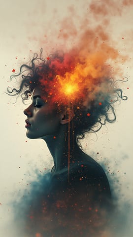 Double Exposure: Musician and Cityscape Mobile Preview