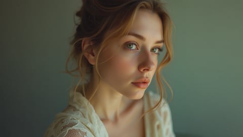 A Dreamy and Ethereal Portrait of a Singer Desktop Preview