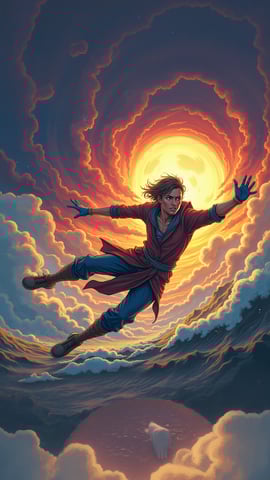 Dynamic Action Scene from a Popular Shonen Anime Mobile Preview