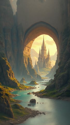 A Fantastical Airship with Art Nouveau Flourishes Mobile Preview