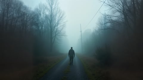 A Foggy Morning in the Mountains Desktop Preview