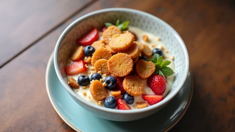Fresh and Colorful Smoothie Bowl Desktop Preview