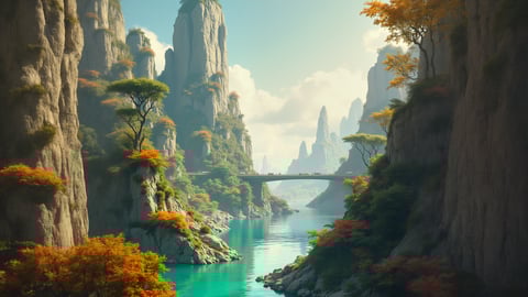 Utopian Cityscape: Monorails and Vertical Gardens Desktop Preview