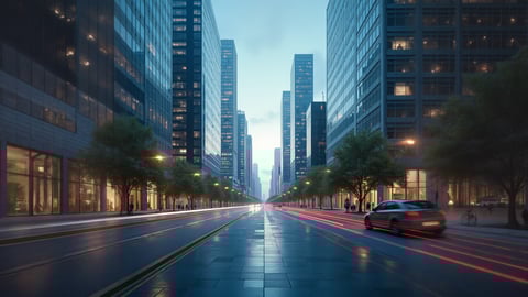 Futuristic Automated Public Transport Concept Desktop Preview