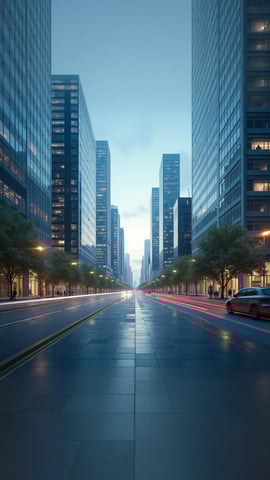 Futuristic Automated Public Transport Concept Mobile Preview