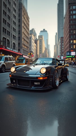 Urban Grit: Tuned Porsche 911 in the Cityscape Mobile Preview