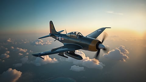 World War II Fighter Plane: A Detailed Historical Wallpaper Desktop Preview