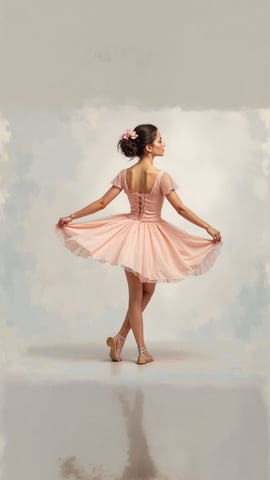 A Light and Airy Ballerina in White Mobile Preview