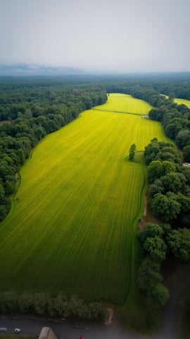 Lush Green Terraced Rice Field in Bali Mobile Preview