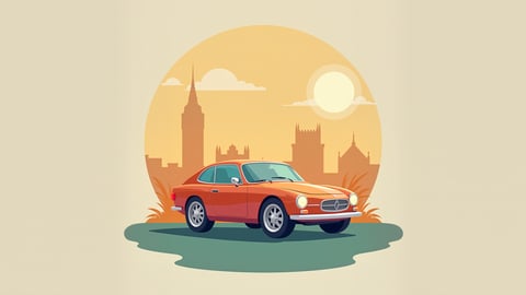 Minimalist Car Silhouette Wallpaper Mobile Preview