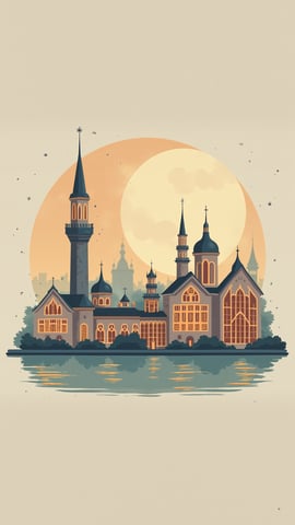 Minimalist Geometric Istanbul Wallpaper Mobile Preview