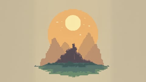 Minimalist Video Game Logo Desktop Preview