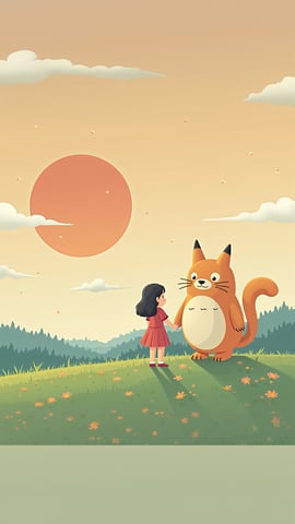 Minimalist Studio Ghibli Film Poster Mobile Preview