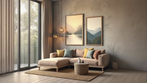 Modern Abstract Interpretation of a Classic Artwork Desktop Preview