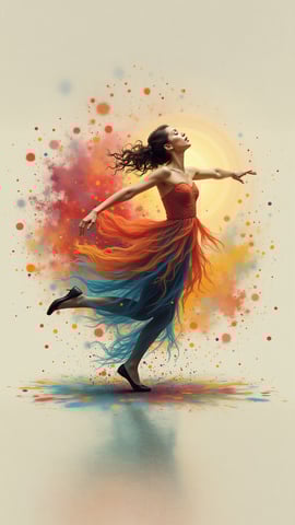 A Modern and Dynamic Dance Piece Mobile Preview