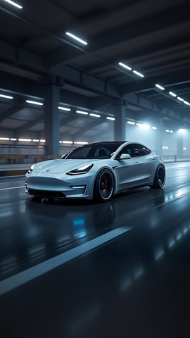 A Modern and Innovative Tesla Wallpaper Mobile Preview