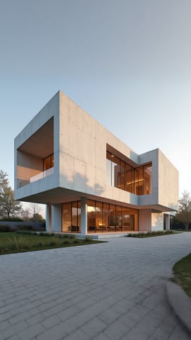 Striking Sculptural Facade of a Modern Art Museum Mobile Preview