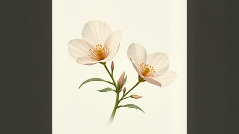 A Pair of Exotic Flowers Mobile Preview