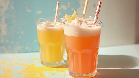 A Pattern of Colorful Fresh Drinks Desktop Preview