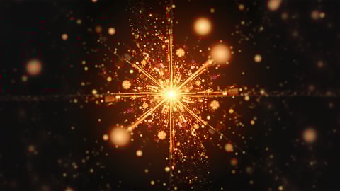 Shiny Colorful Christmas Baubles Pattern Desktop Preview