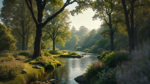 A Peaceful and Serene Historical Garden Desktop Preview