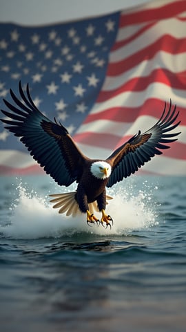 Bald Eagle’s Powerful Catch Mobile Preview