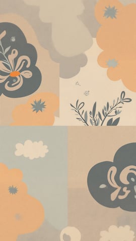 Seamless Terrazzo Pattern with Pastel and Bright Chips Mobile Preview