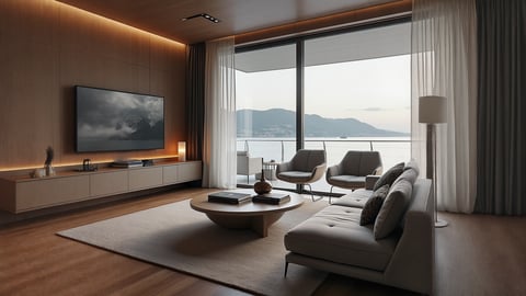 A Sleek and Modern Luxury Yacht Wallpaper Desktop Preview