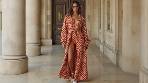 Stylish and Fashionable Supermodel Wallpaper Desktop Preview